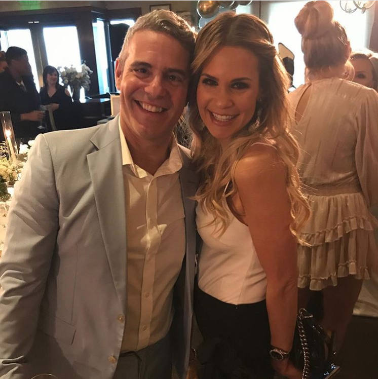 Jackie Goldschneider, andy cohen, baby shower, real housewives