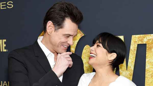 Jim Carrey Ginger Gonzaga Red Carpet Debut Golden Globes 2019 Party