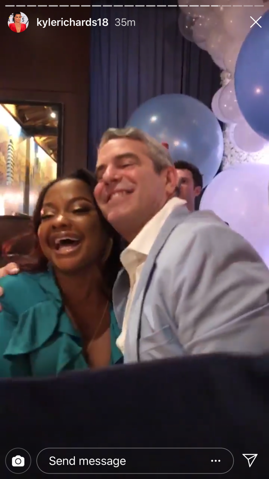 andy cohen, baby shower, real housewives, phaedra parks