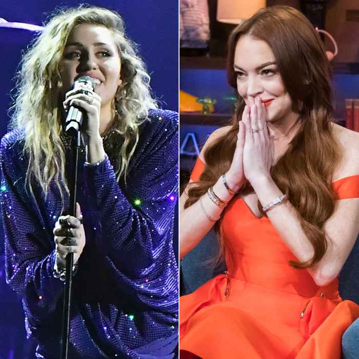 Miley Cyrus Epically Covers Lindsay Lohan’s Song ‘Rumors’ — And Lindsay Loves It!