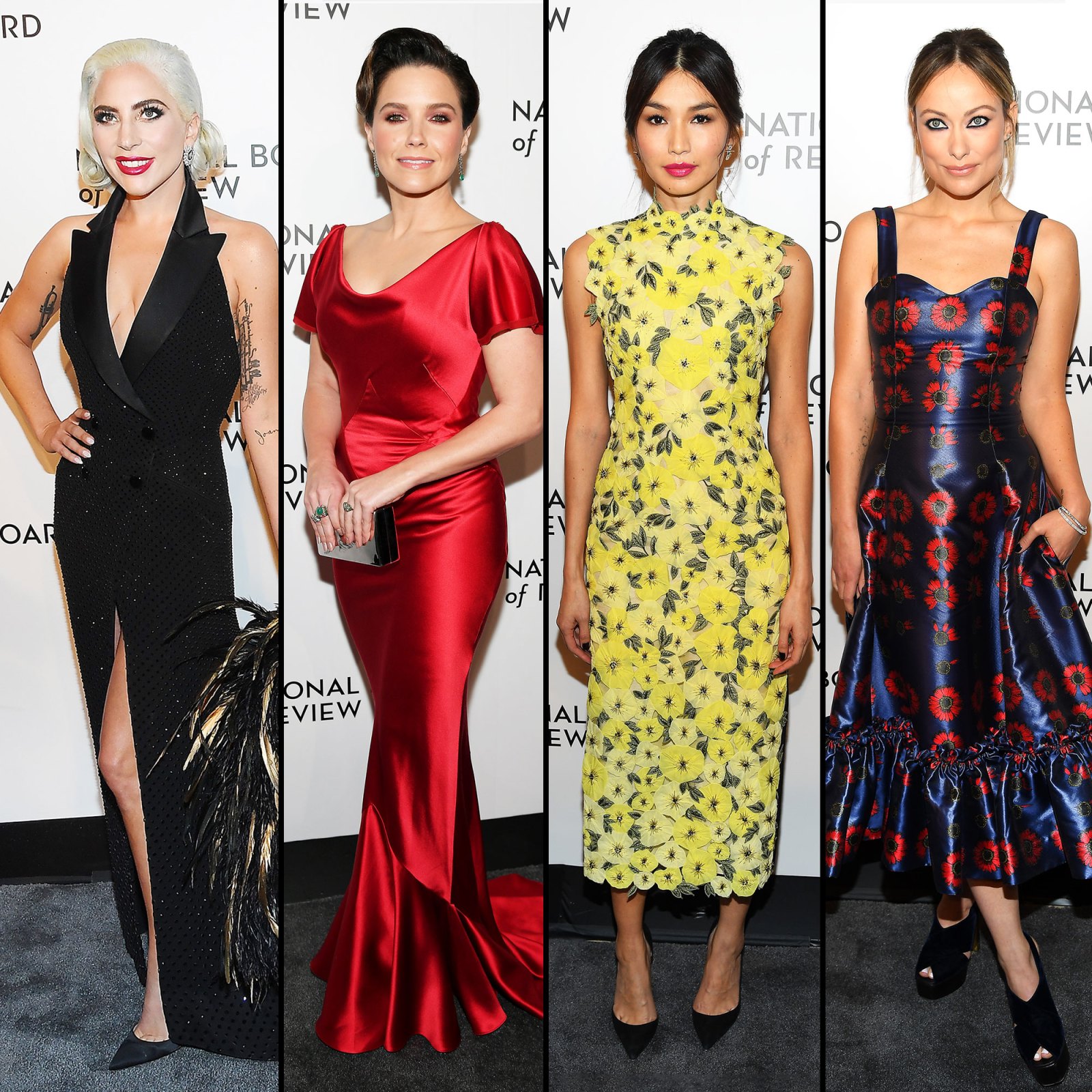 National Board of Review Gala new york city Lady Gaga, Sophia Bush, Gemma Chan, and Olivia Wilde