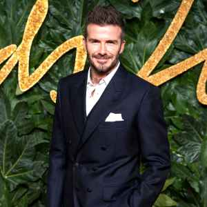 David Beckham Covers Love Magazine In Bright Teal Eyeliner