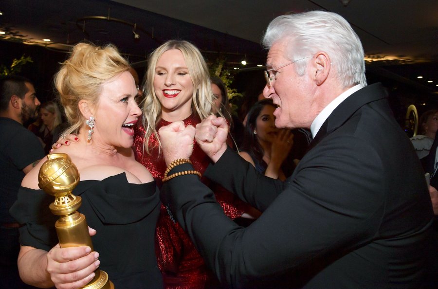 Golden Globes 2019 Afterparties Patricia Arquette Richard Gere