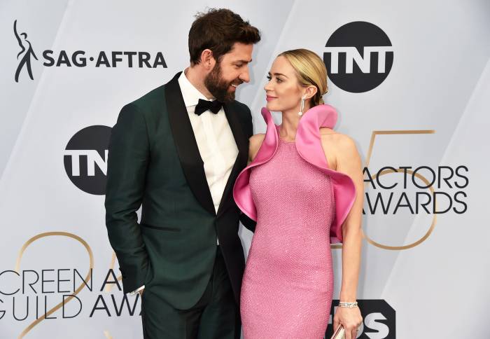 SAG Awards: 2019: Emily Blunt Gushes Over Husband and Costar John Krasinski After ‘A Quiet Place’ Win