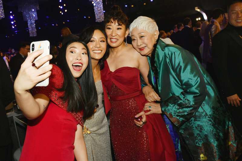 SAG Awards 2019 Inside Photos Awkwafina Constance Wu Sandra Oh Lisa Lu