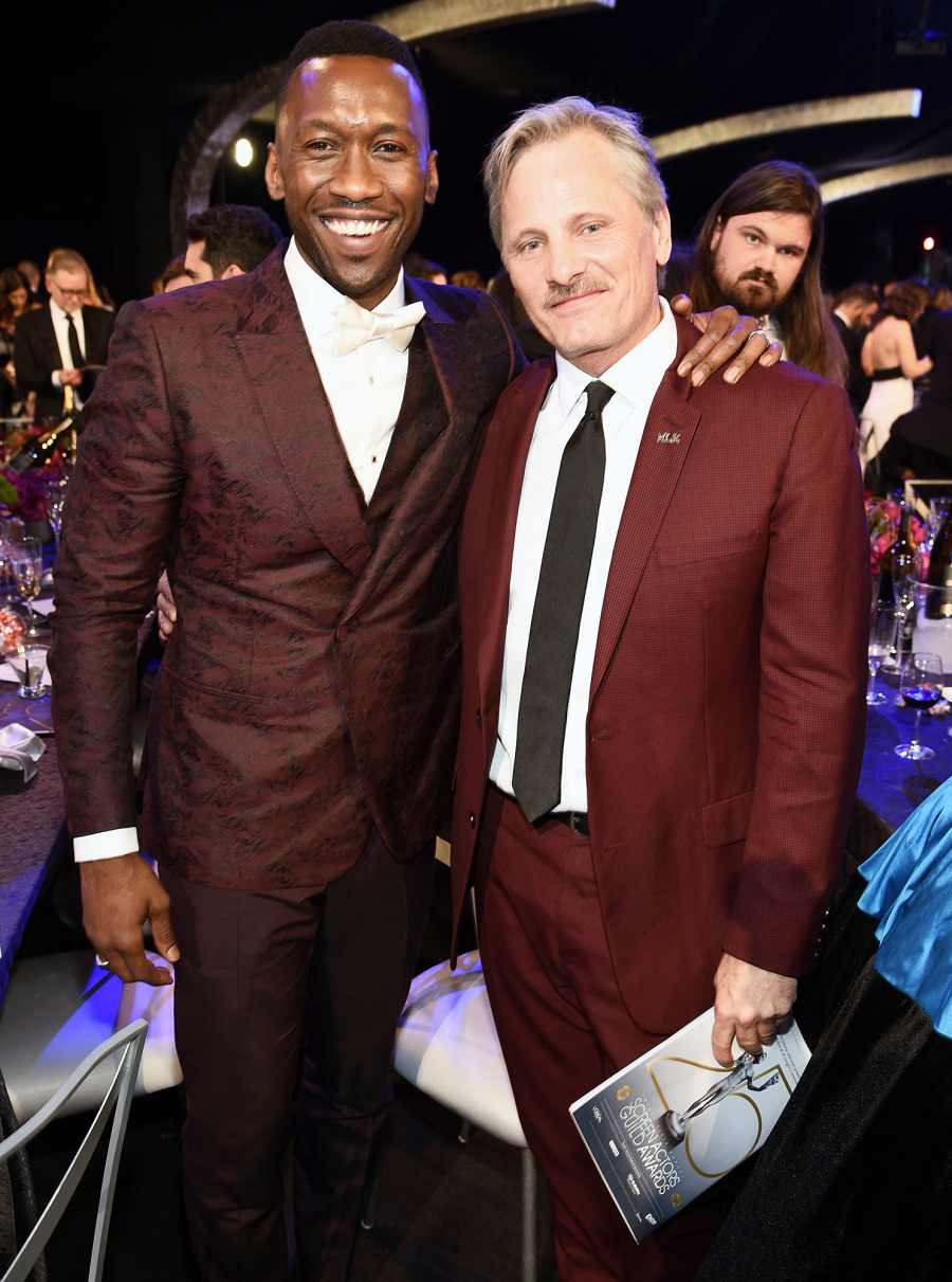 SAG Awards 2019 Inside Photos Viggo Mortensen Mahershala Ali