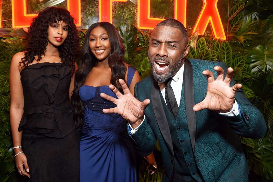Golden Globes 2019 Afterparties Sabrina Dhowre Isan Elba Idris Elba