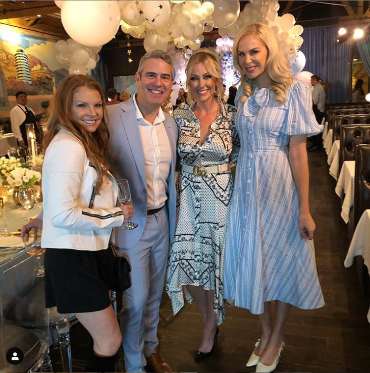 andy cohen, baby shower, real housewives, stephanie hollman, kameron Westcott, brandi redmond