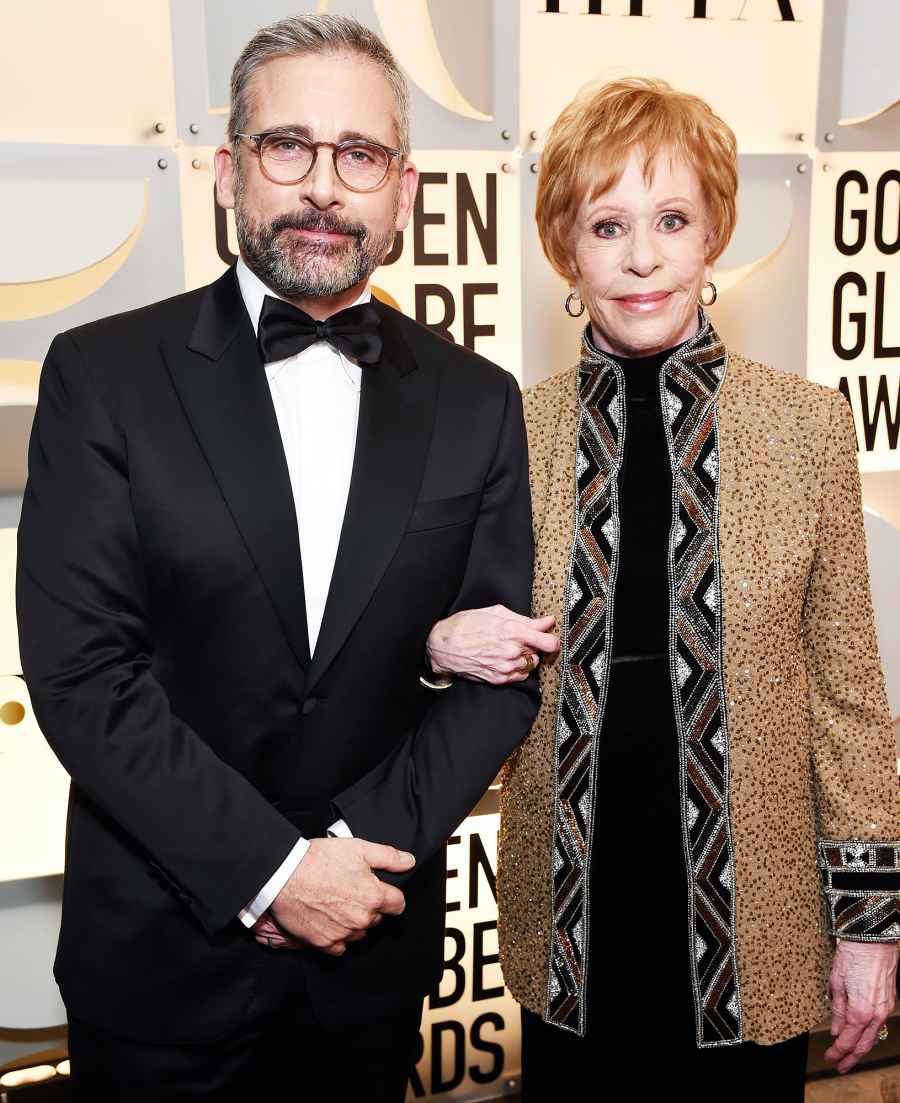 Inside Golden Globes 2019 Steve Carell Carol Burnett