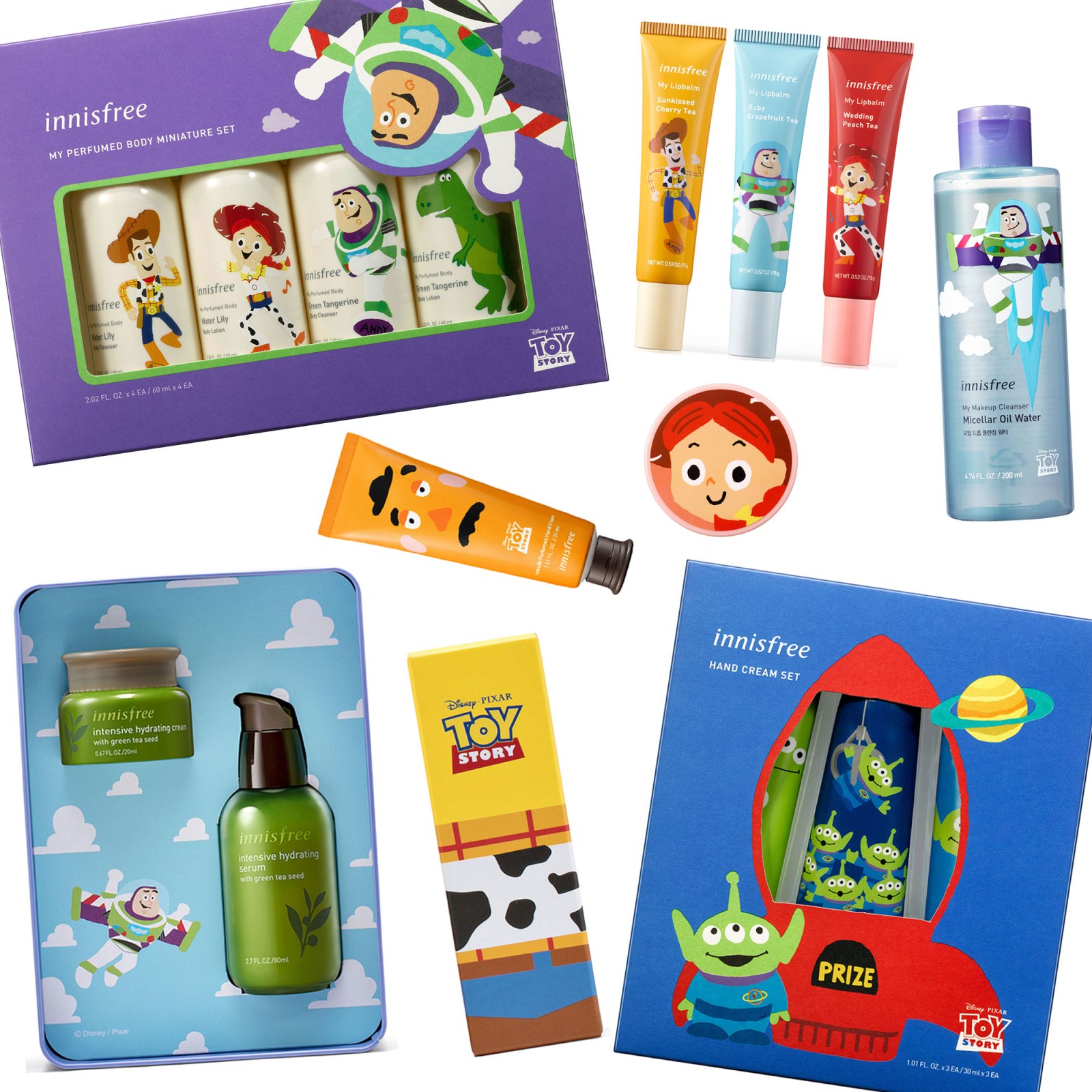 Innisfree x Disney Toy Story Skincare Collection: Details