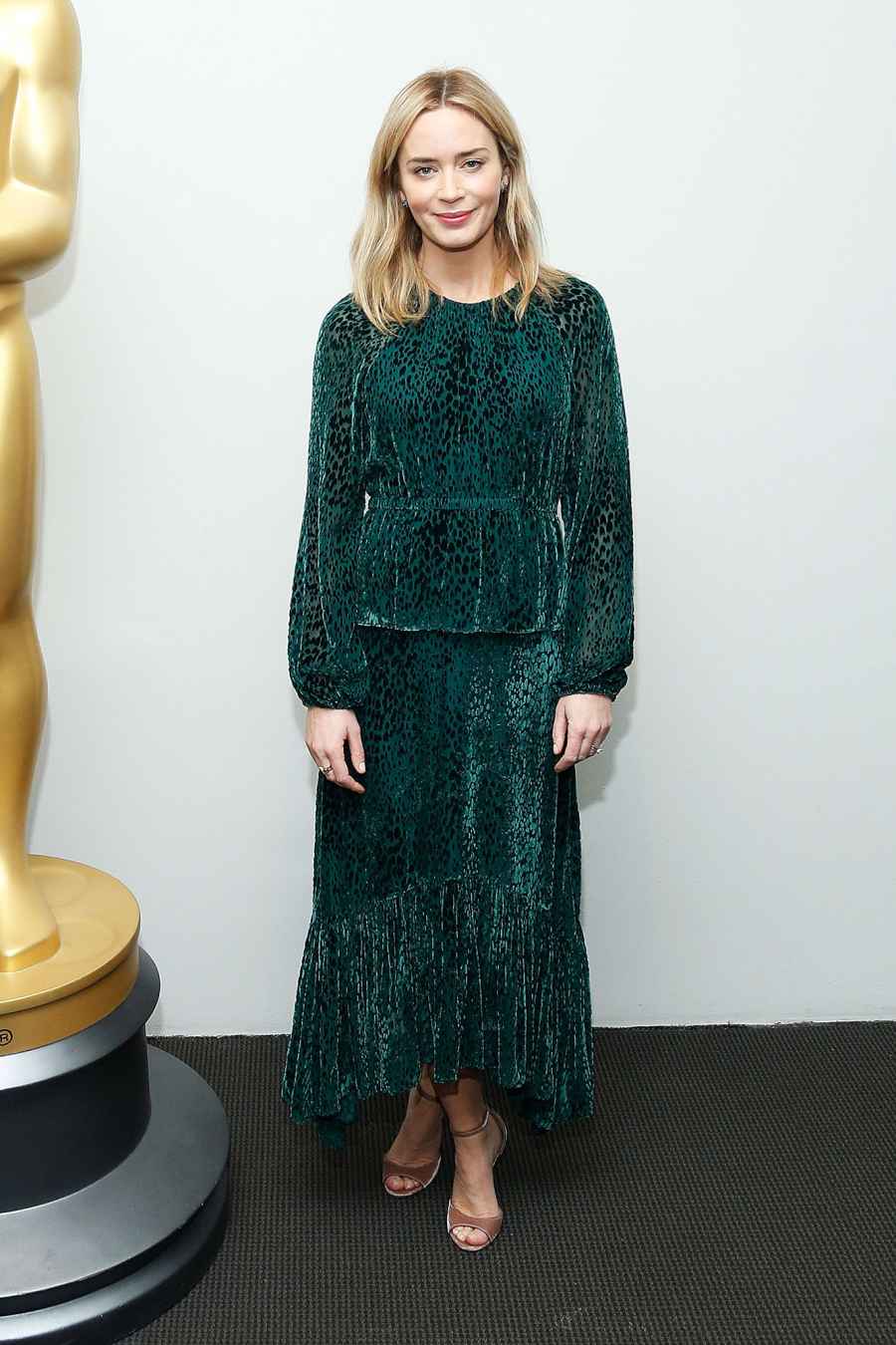 Actor Emily Blunt attends The Academy of Motion Pictures Arts and Sciences