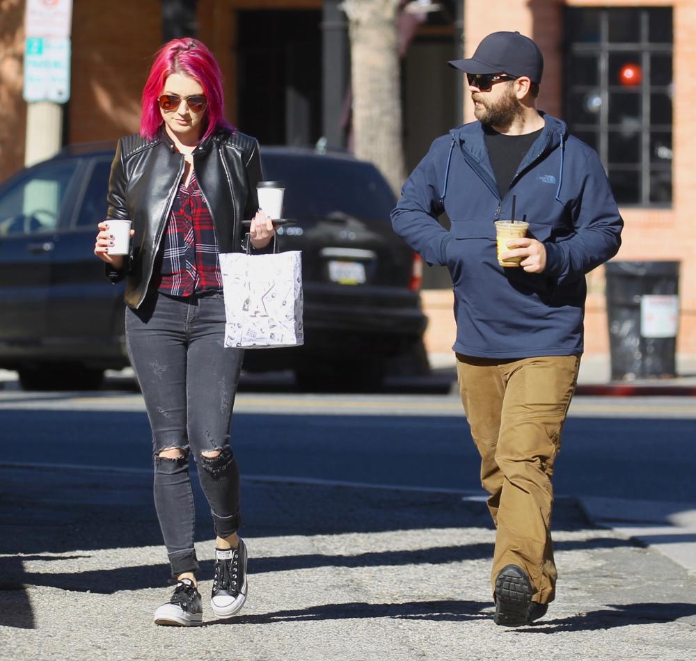 Jack Osbourne was spotted grabbing coffee with a female companion in Studio City.