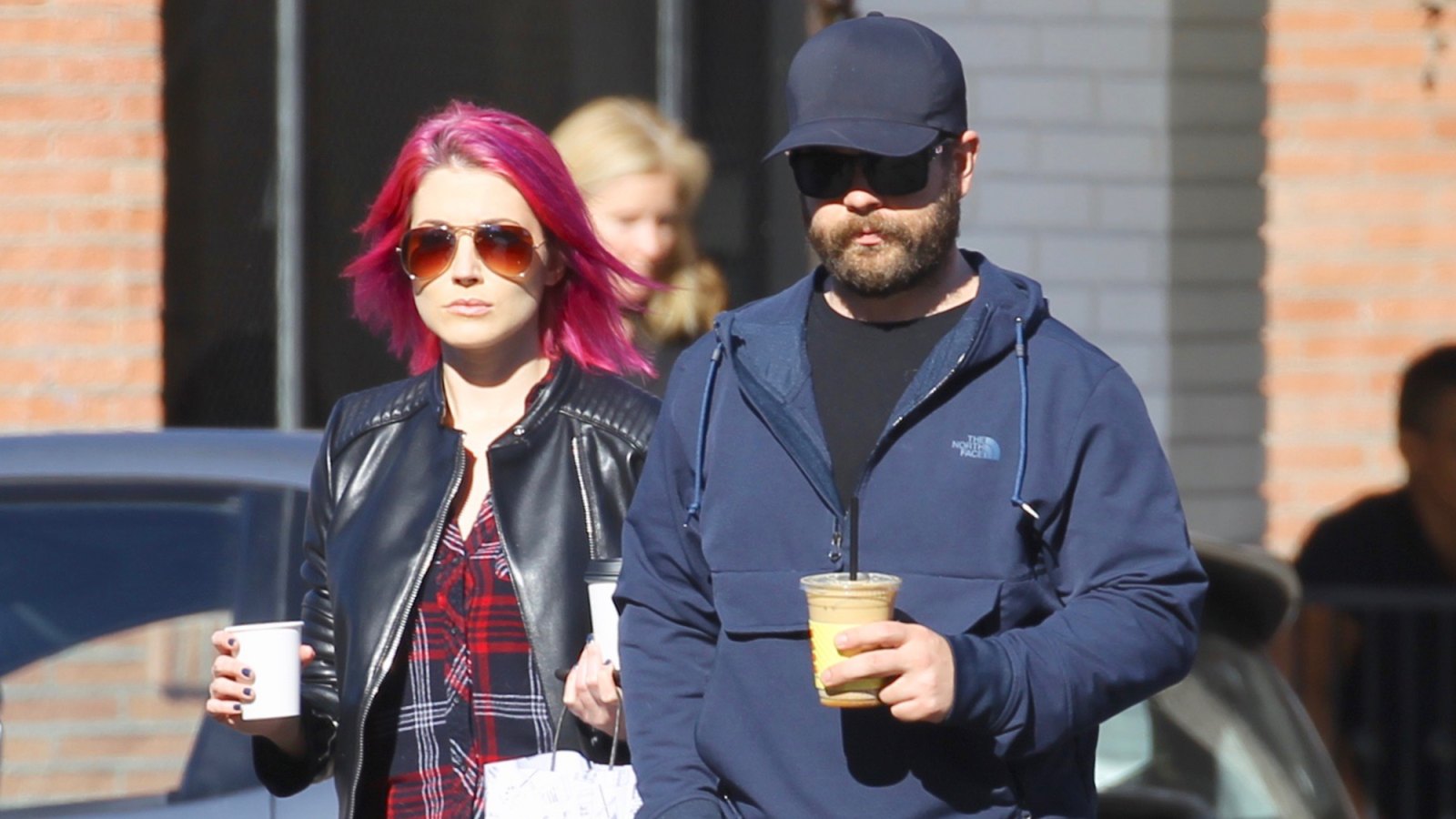 Jack Osbourne was spotted grabbing coffee with a female companion in Studio City.