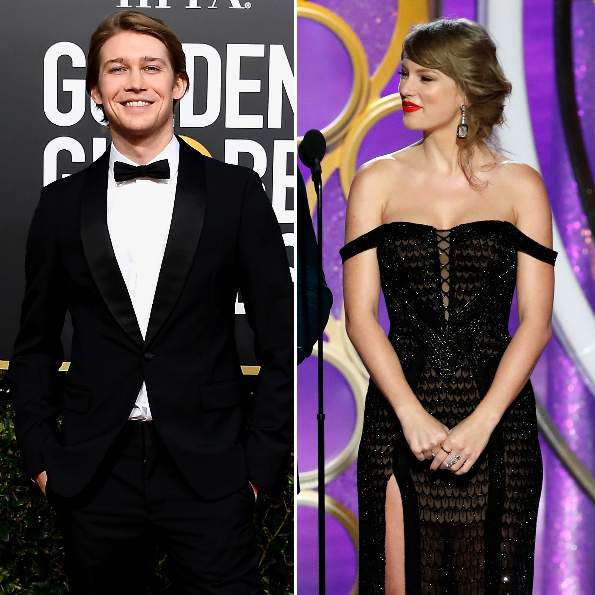 Golden Globes 2019 Taylor Swift Joe Alwyn Get Flirty