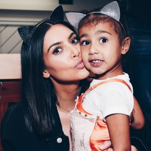 Kim Kardashian and North West
