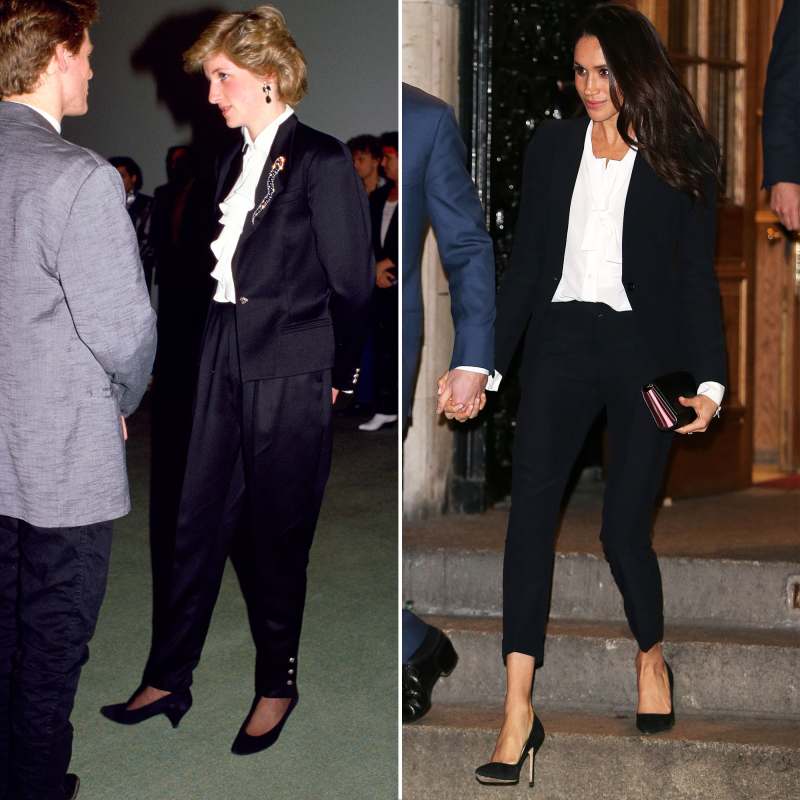 Every Time Meghan Markle Paid Homage to Princess Diana Through Style