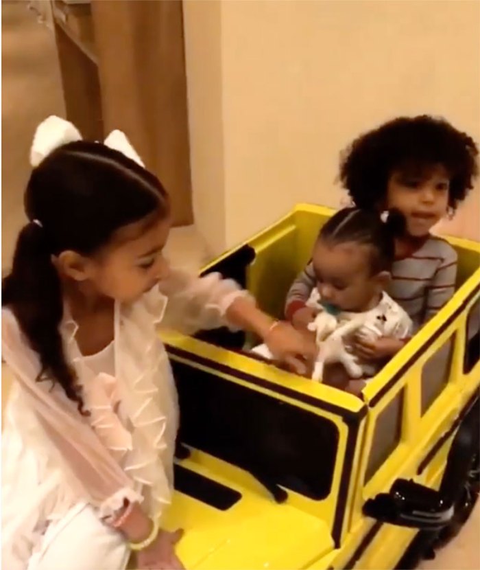 Kourtney Kardashian Gifts Chicago West a Mini Neon Mercedes G-Wagon to Match Kim's