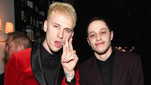 Pete Davidson Parties at Golden Globes With Machine Gun Kelly, Tiffany Haddish