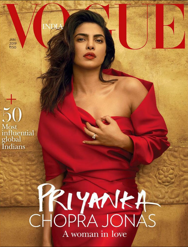 Priyanka Chopra Debuts Her New Name on 'Vogue India' Cover