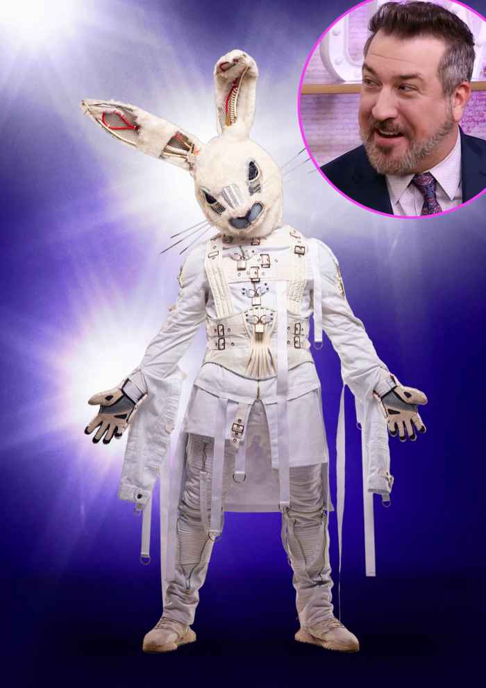 joey fatone says not the masked rabbit