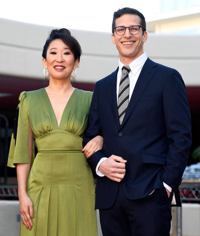 Andy Samberg Is Most Excited About the Sandra Oh Aspect of Hosting the 2019 Golden Globes