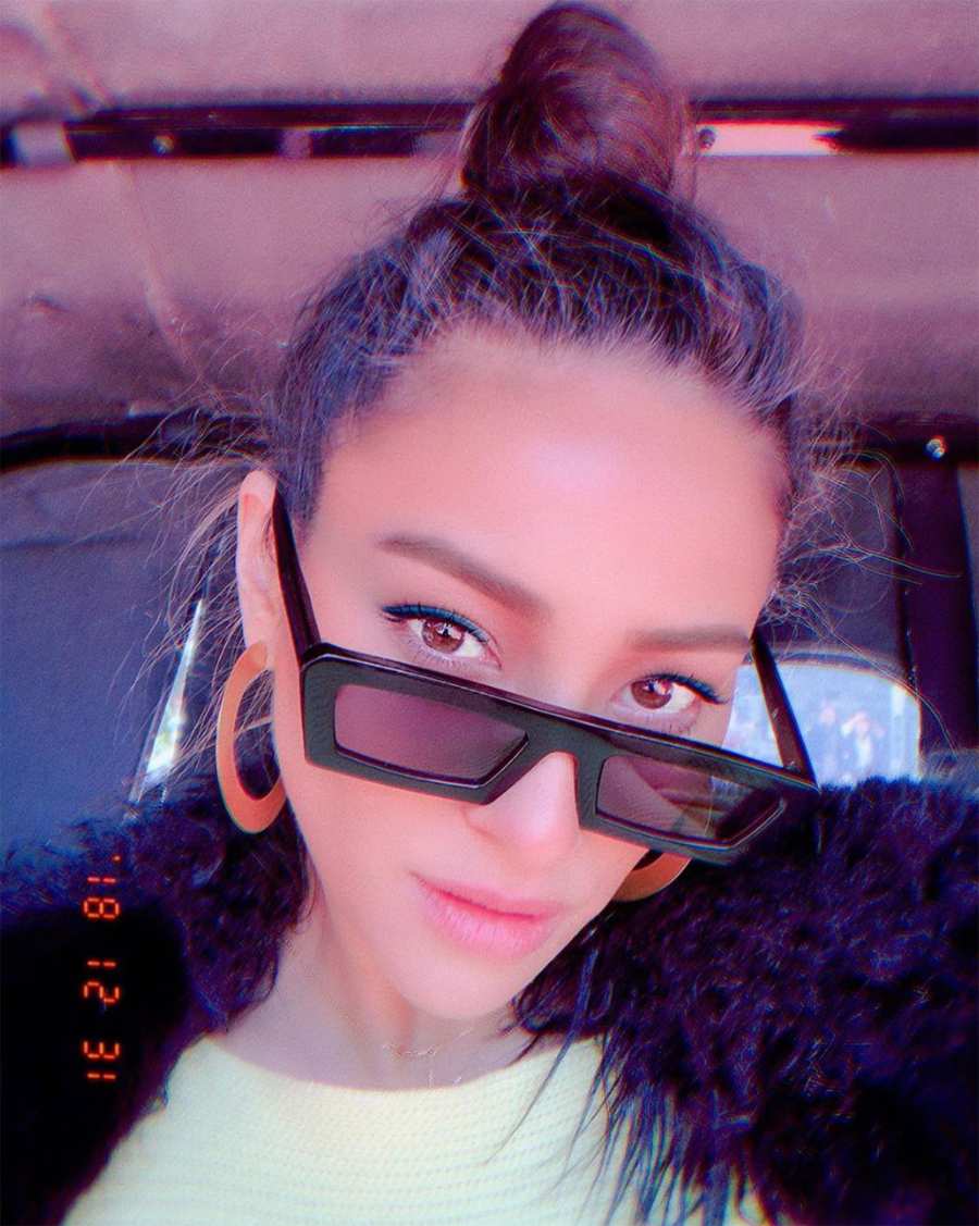 Shay Mitchell Tiny Sunglasses