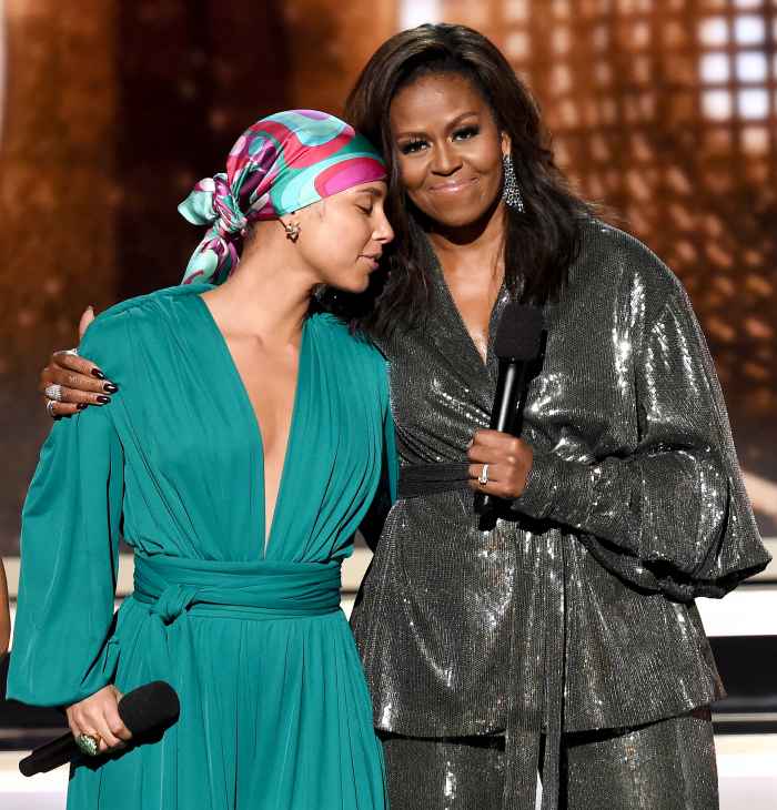 Alicia-Keys-and-Michelle-Obama-Grammys-2019