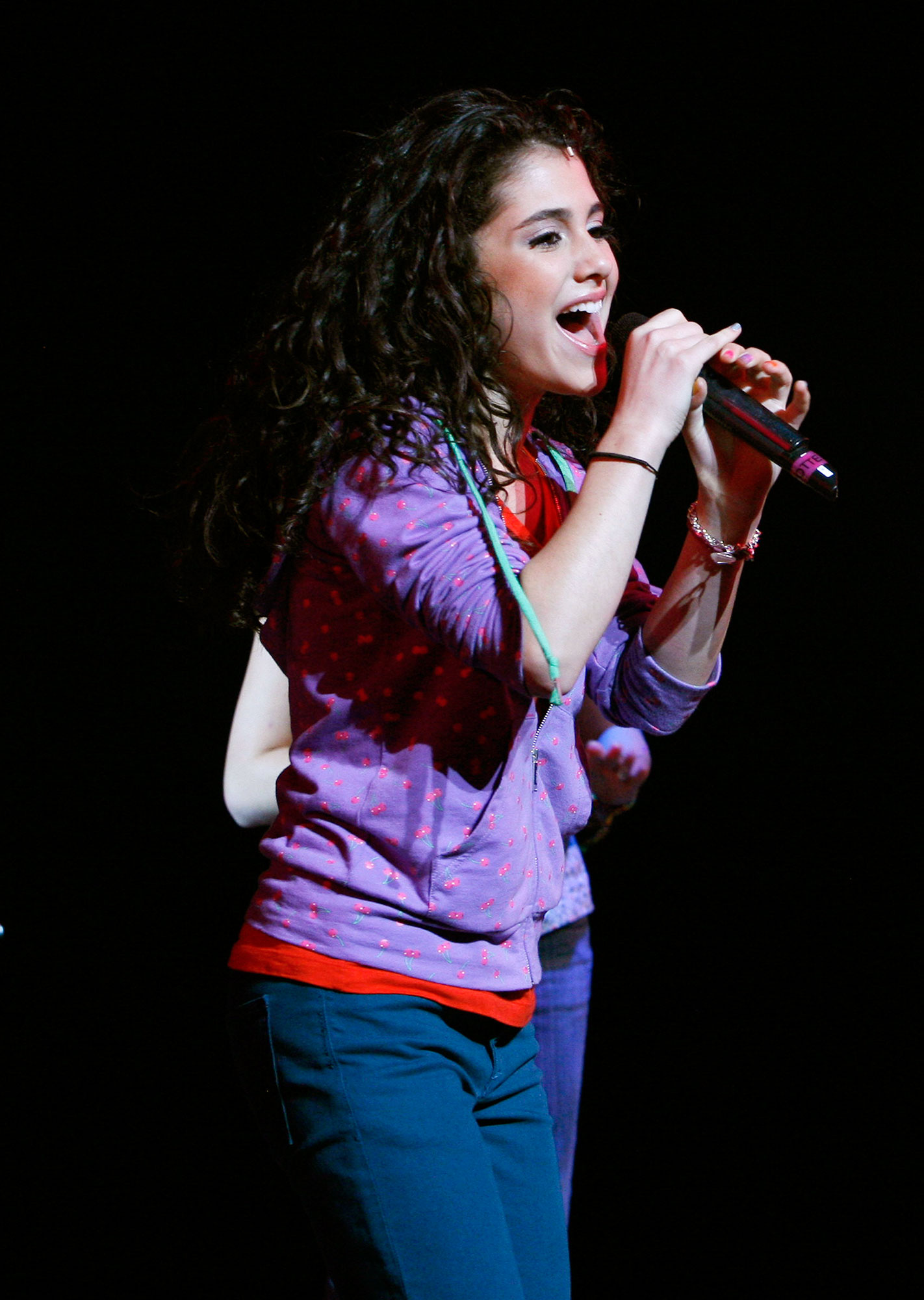 Ariana Grande during for the Opening Performance Curtain Call for 13 at the Bernnard B. Jacobs Theatre in New York City. October 5, 2008