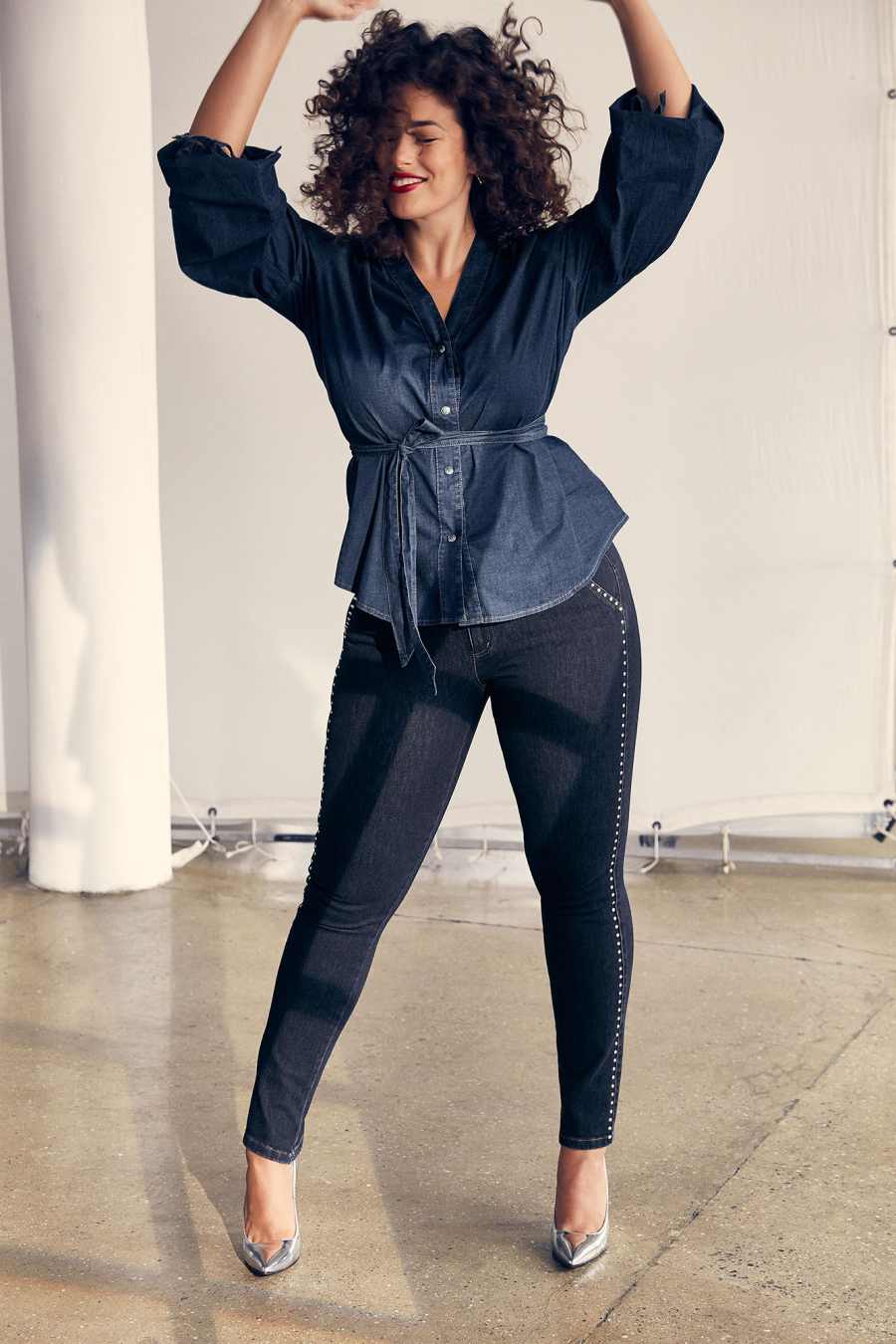Ashley Graham¹s Latest Marina Rinaldi Denim Collection Is Here
