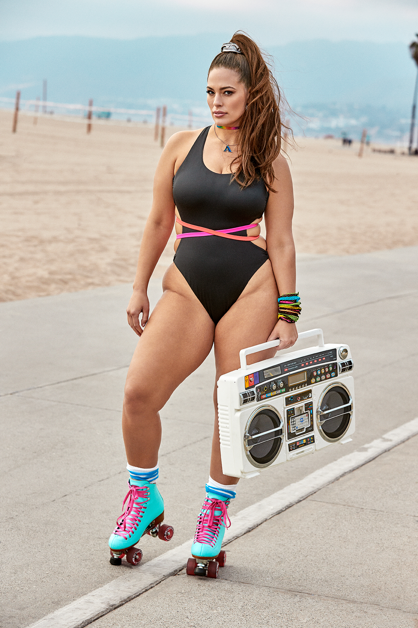 Ashley Graham's Swimsuits For All Resort Campaign is a Retro Dream