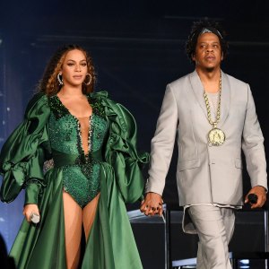 Beyonce and Jay-Z Accept Brit Award With Duchess Meghan-Inspired Video