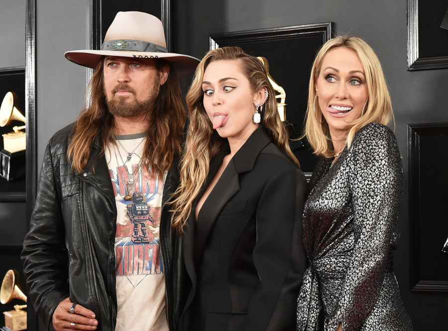 Inside Grammys 2019 Billy Ray Cyrus Miley Cyrus Tish Cyrus