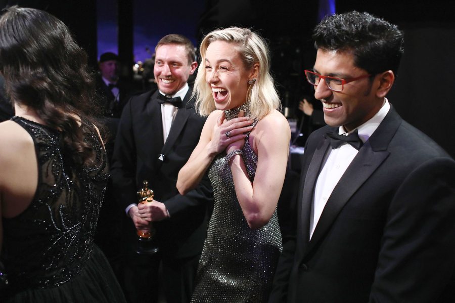 Oscars 2019 Backstage Brie Larson
