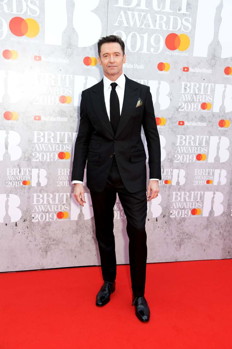 brit awards red carpet 2019 Hugh Jackman