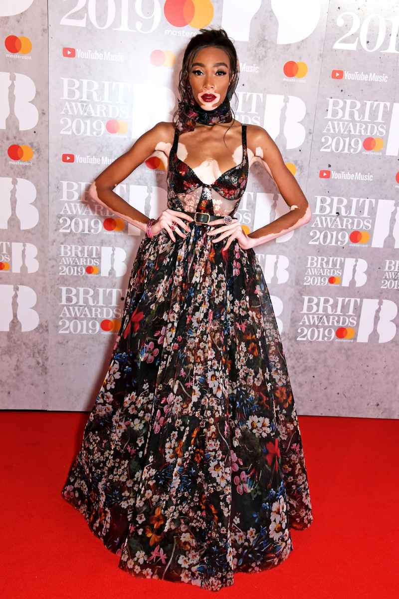 brit awards red carpet 2019 Winnie Harlow