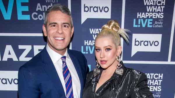 Christina Aguilera Sends Andy Cohen 3 Week Old Son Dirty Diapers Mini Chaps