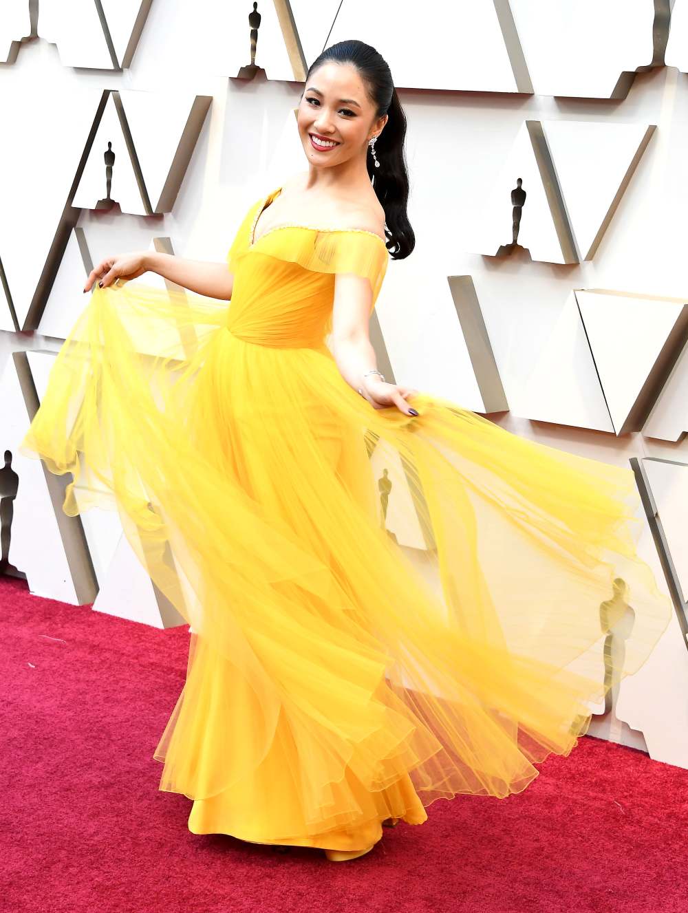 Coldplay's Song 'Yellow' Was Part of the Inspiration Behind Constance Wu's Oscar Dress