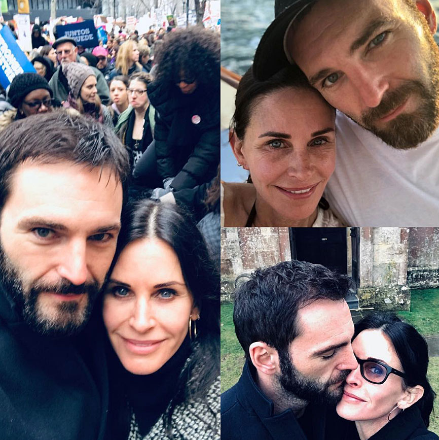Courteney Cox More Celebs Post Tributes to Their Loves on Valentine's Day