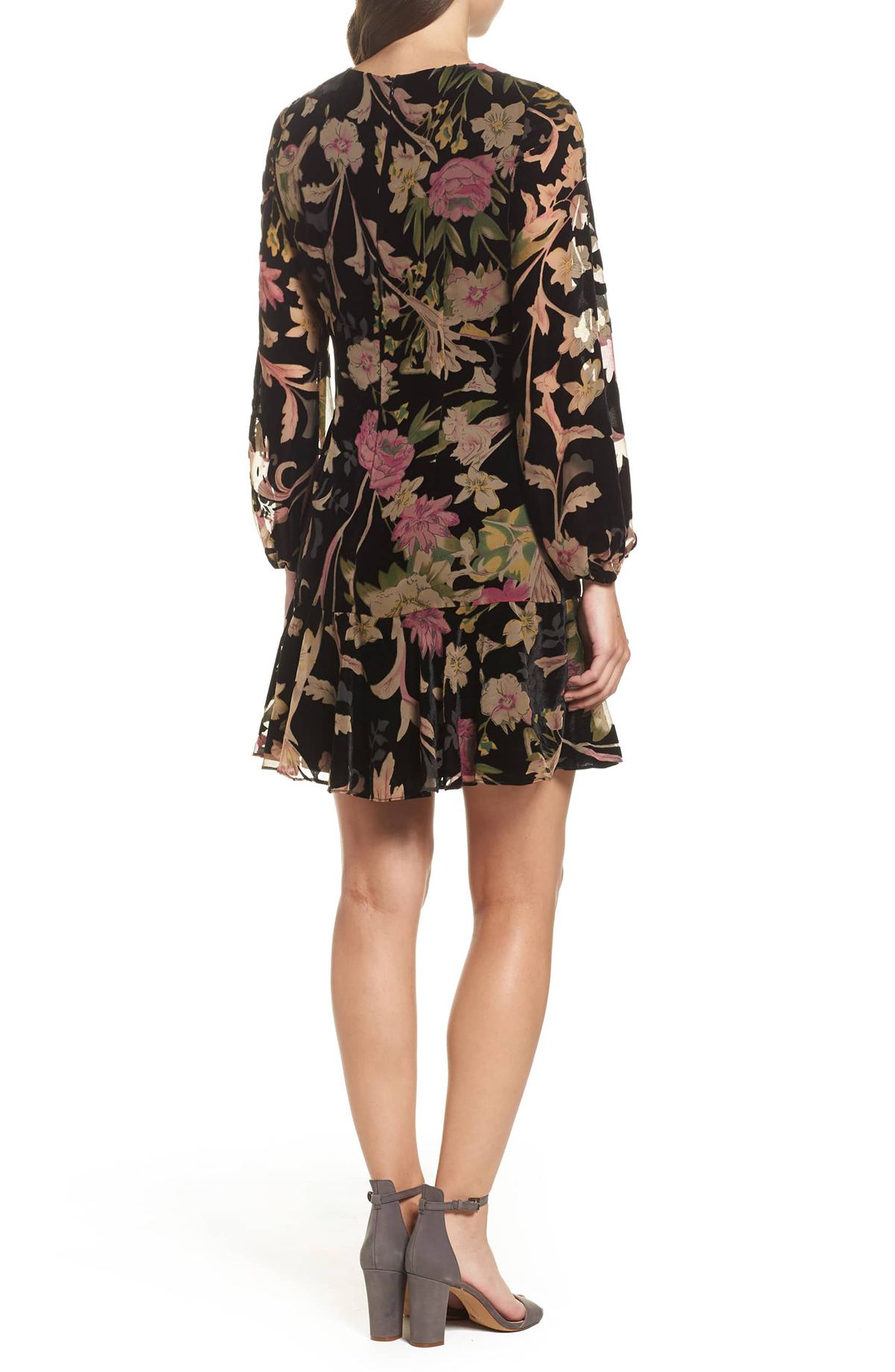 This 40% off Floral Velvet Dress Has Us Loving the Colder Weather