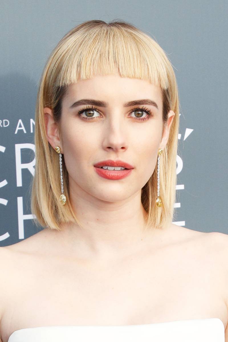 Emma Roberts Celebrity Bangs: Fierce Fringe Inspo For Your Next Haircut