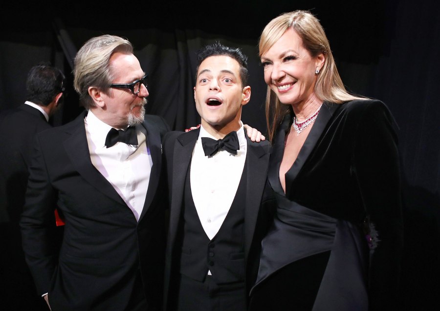 Oscars 2019 Backstage Gary Oldman Rami Malek Allison Janney