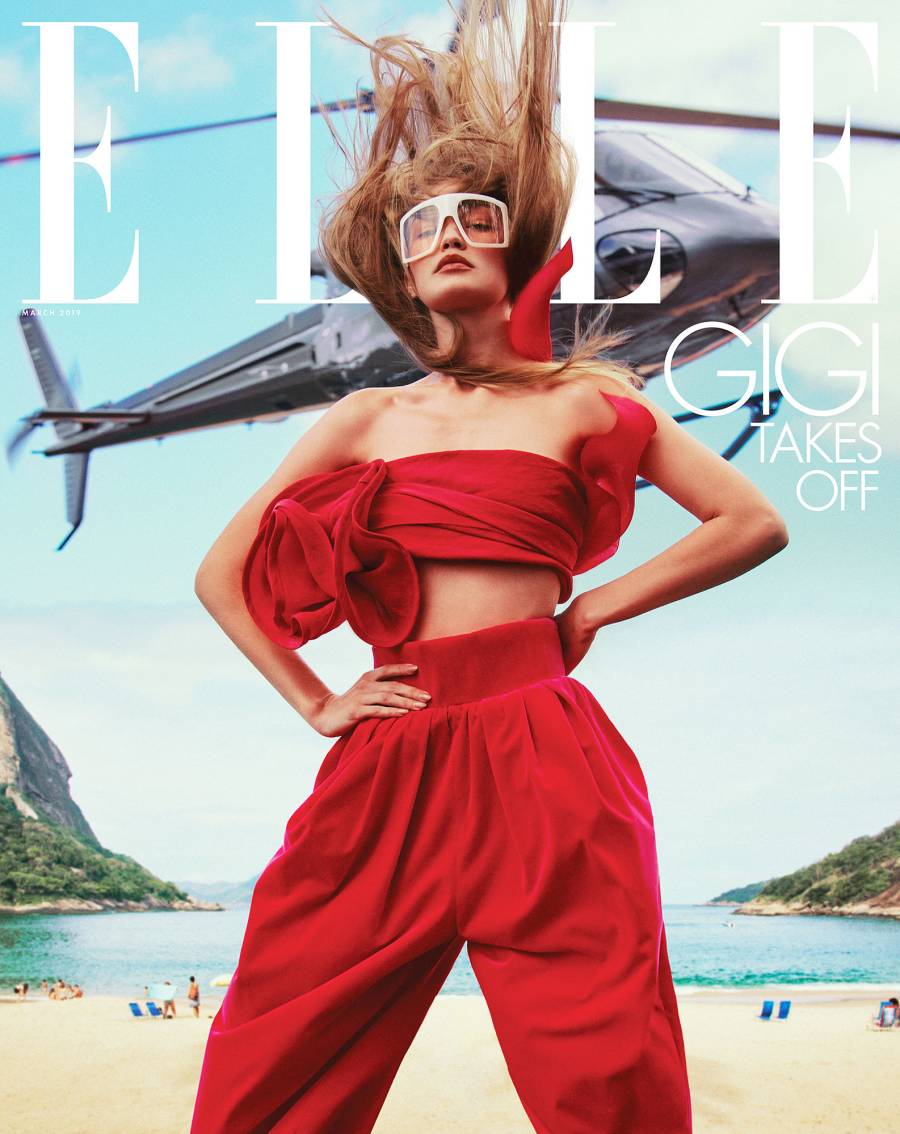 Gigi Hadid Bella Hadid Dont Compete For Jobs Elle Cover
