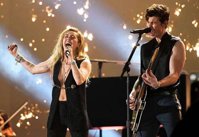 Grammys 2019 Best Performances Shawn Mendes Miley Cyrus