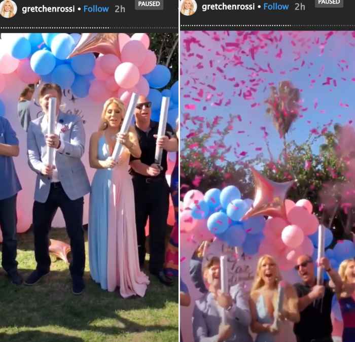 Slade Smiley and Gretchen Rossi's gender reveal party