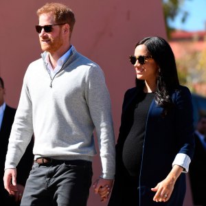 Harry and Meghan Cuddle Up During Trip to Morocco