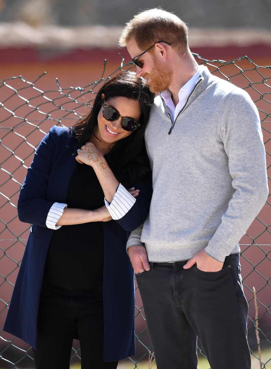 Harry and Meghan Cuddle Up During Trip to Morocco