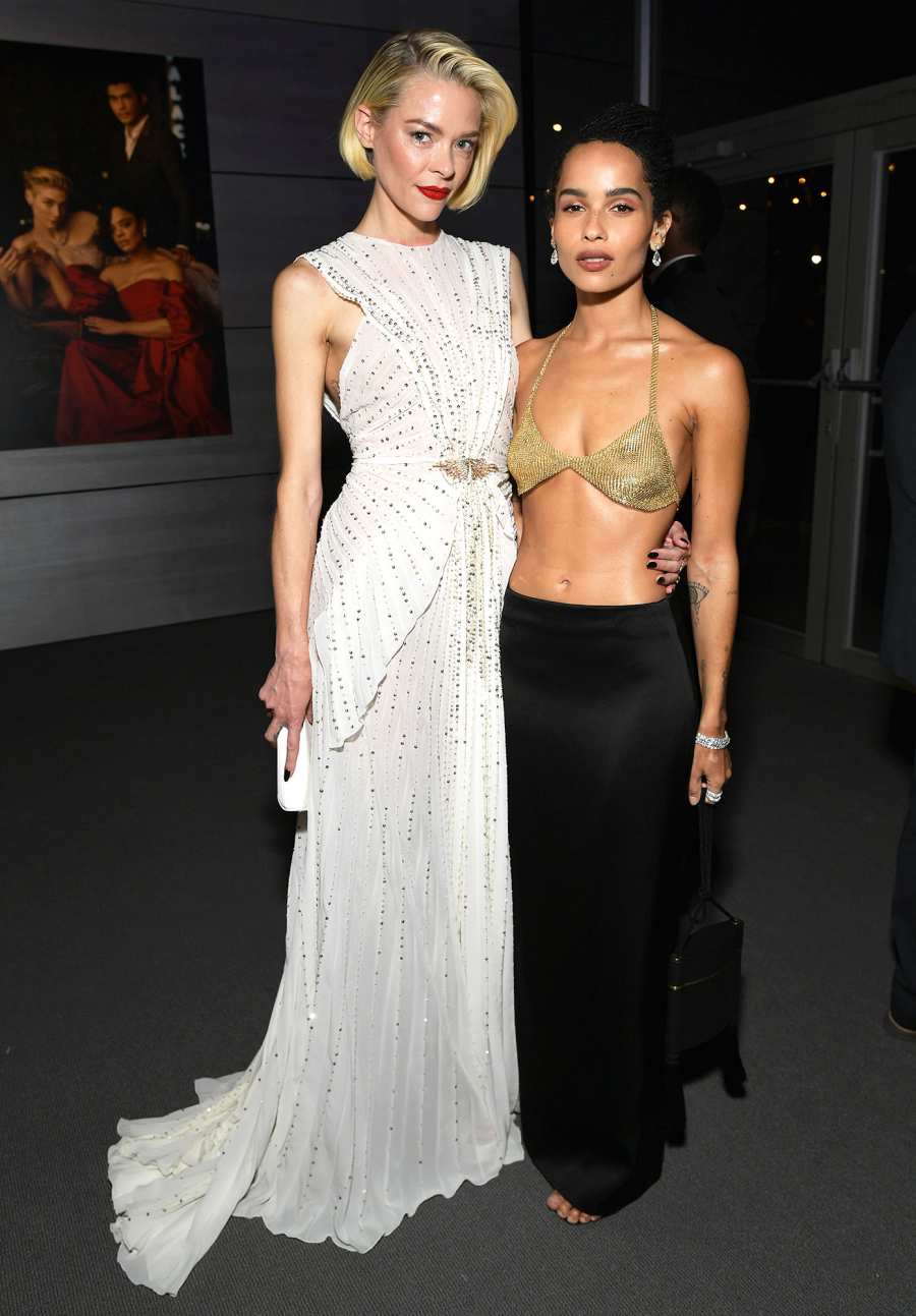 Oscars 2019 Afterparties Jaime King Zoë Kravitz