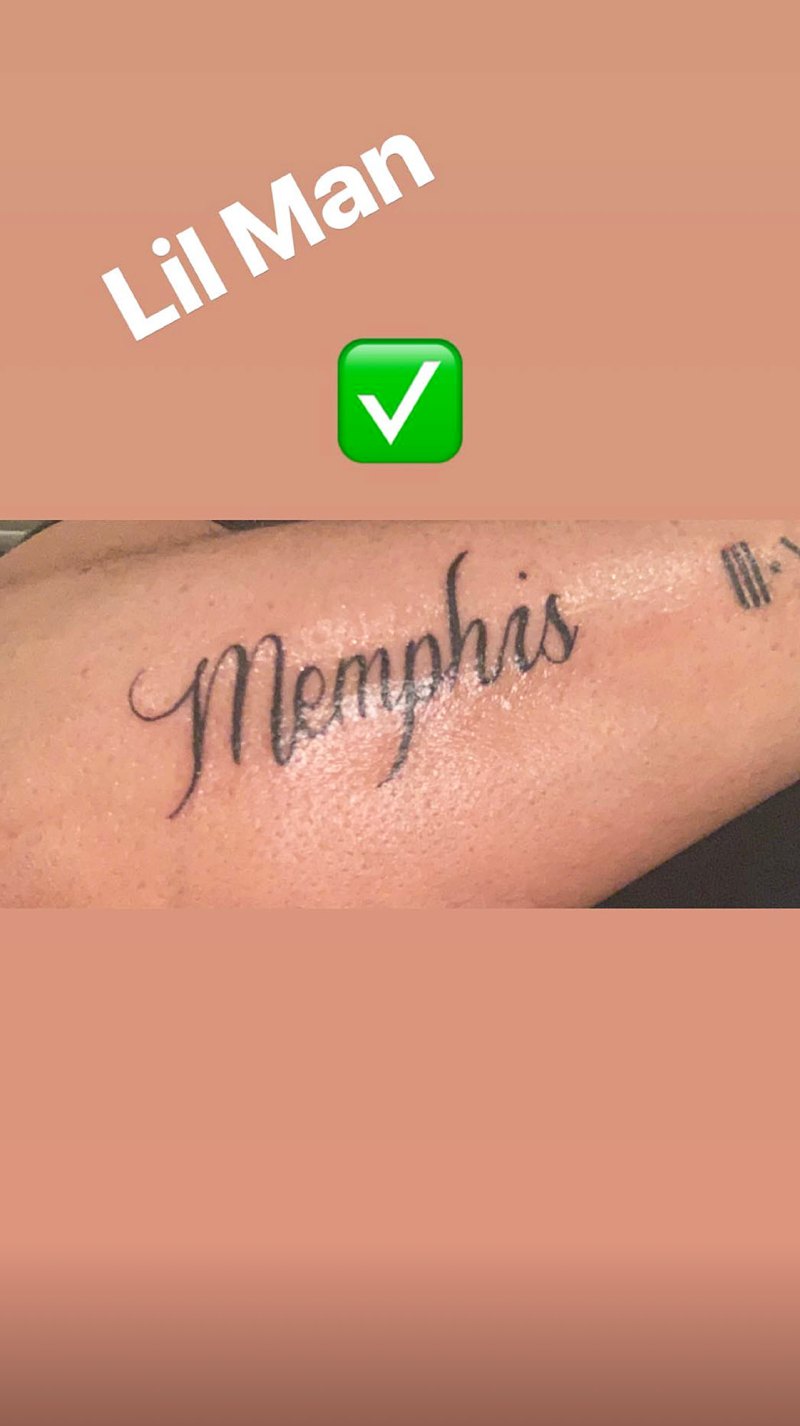 Jason Aldean Tattoo Tributes Son Daughter Wife Memphis