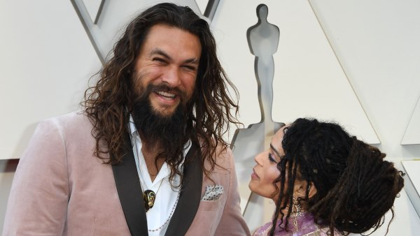 Jason Momoa and Lisa Bonet Make the Perfect Pink Pair on Their First Oscars 2019 Red Carpet