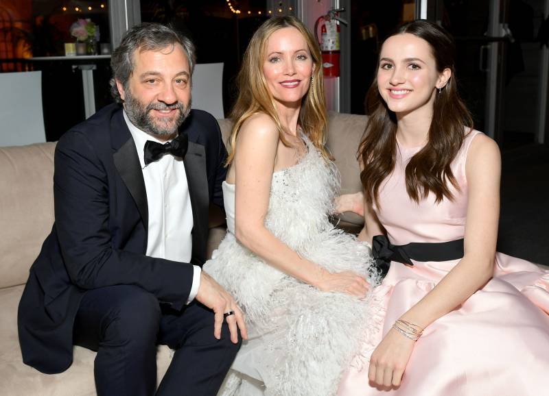 Oscars 2019 Afterparties Judd Apatow Leslie Mann Maude Apatow